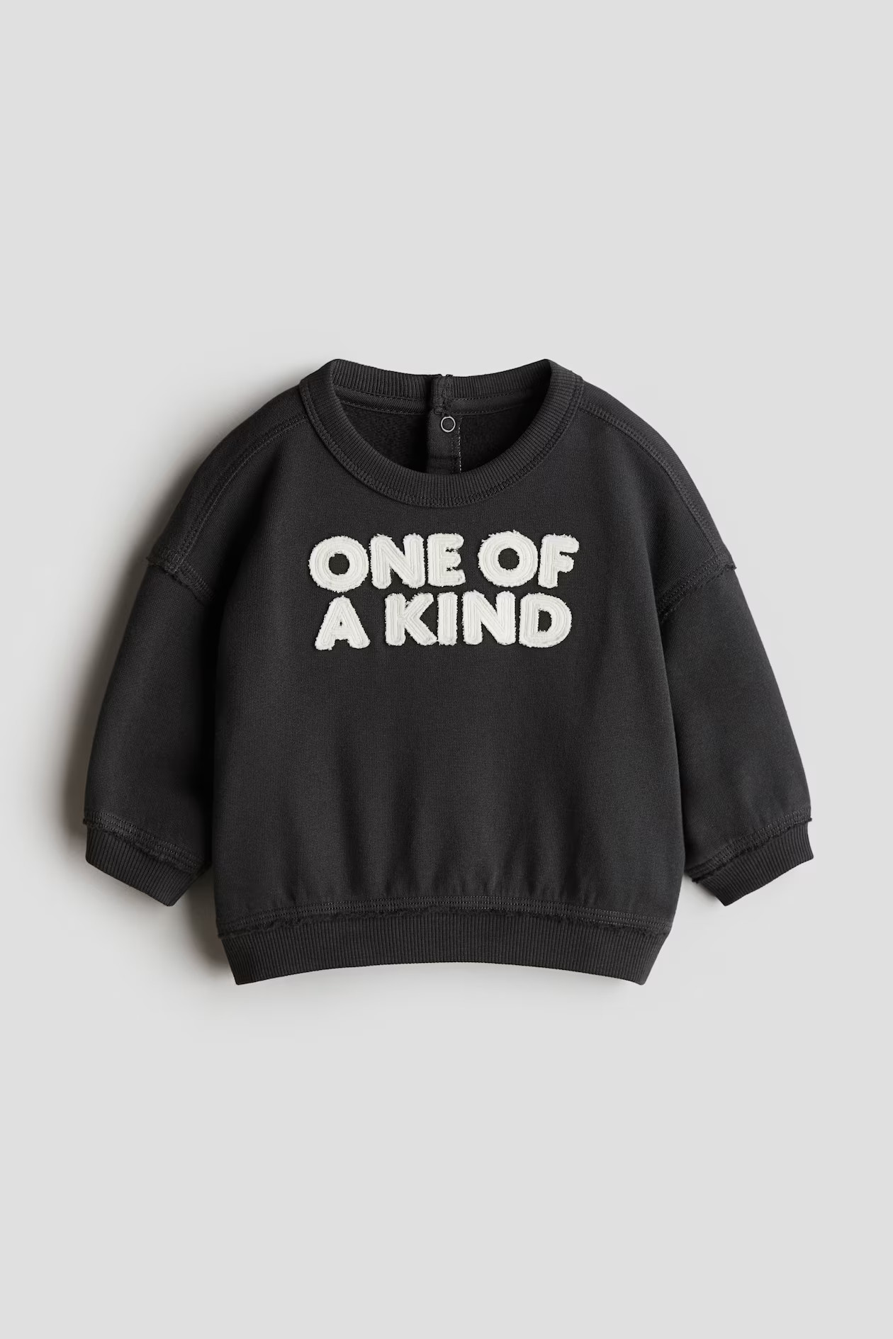 Sweatshirt with Motif - Dark gray/One Of A Kind - Kids | H&M US | H&M (US + CA)