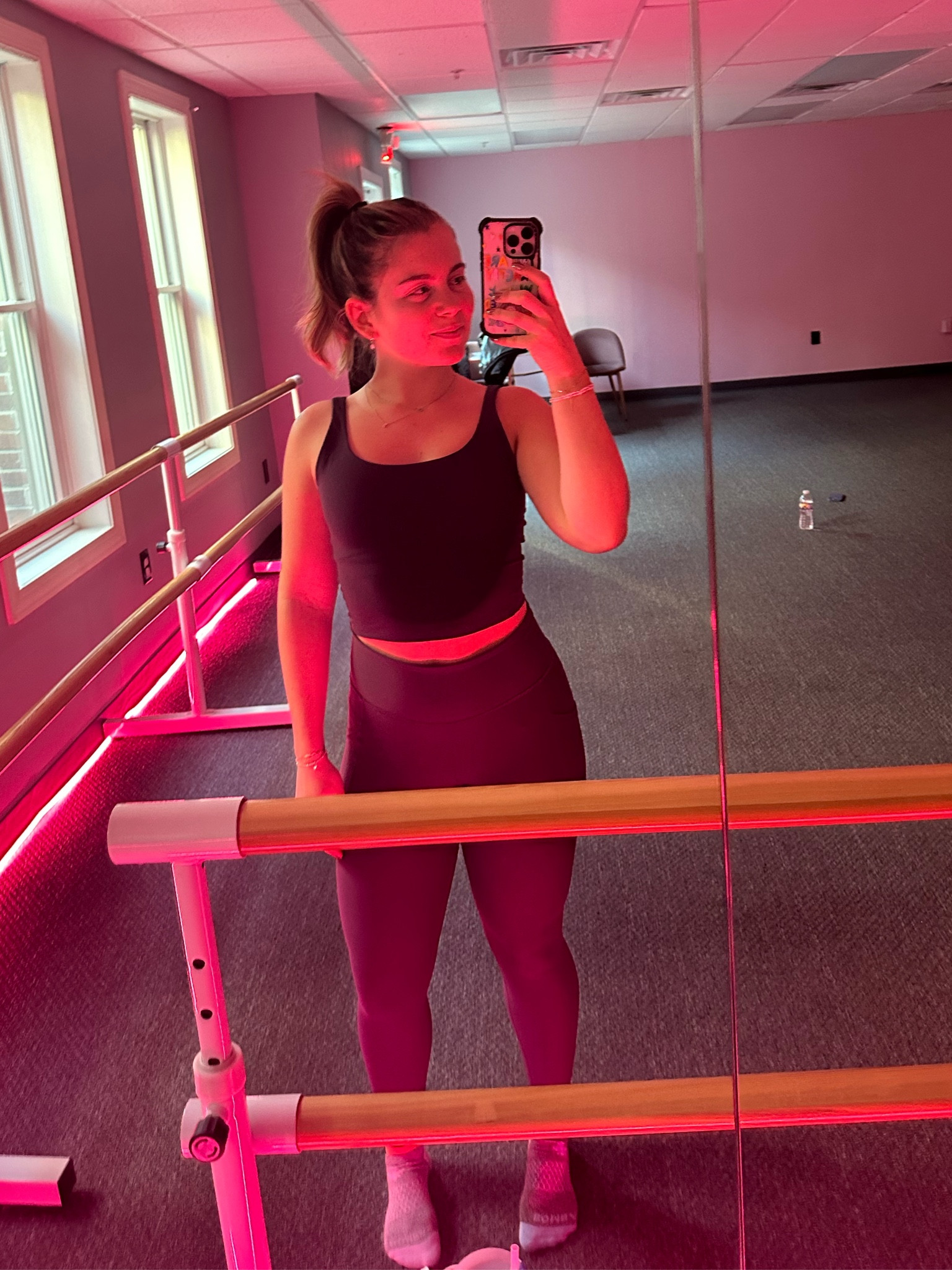 barre ootd 🫶🏼 set is old navy! 

#LTKstyletip #LTKfitness #LTKfindsunder50