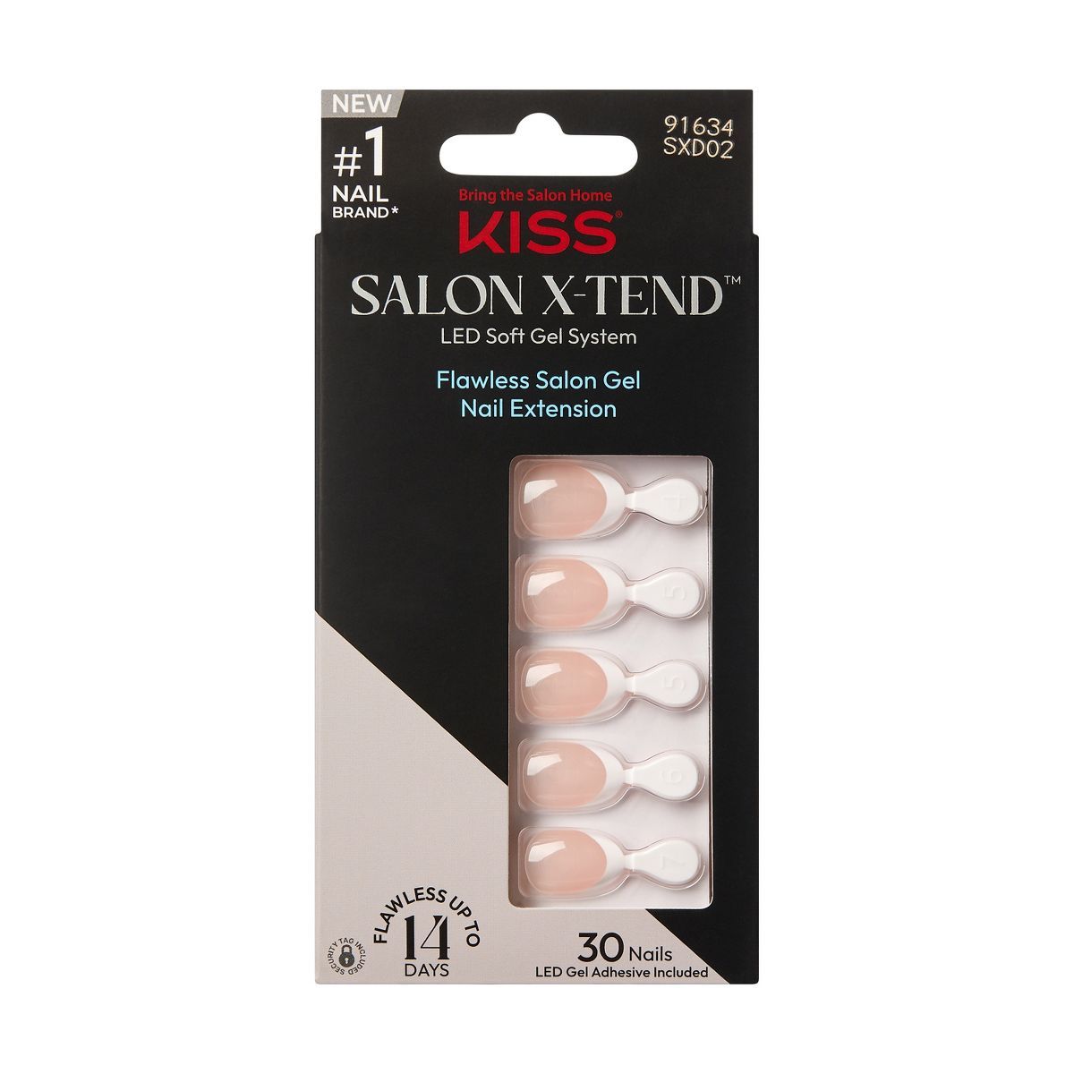KISS Products Salon X-tend Fake Nails - Nonsense - 34ct | Target