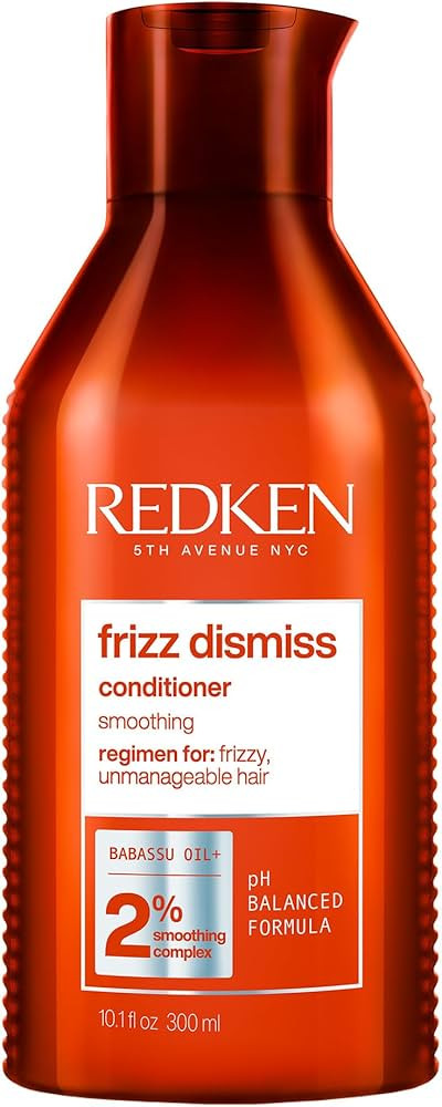 Redken Frizz Dismiss Conditioner - Frizz Control for All Hair Types, Moisturizes & Smoothes, Enha... | Amazon (US)