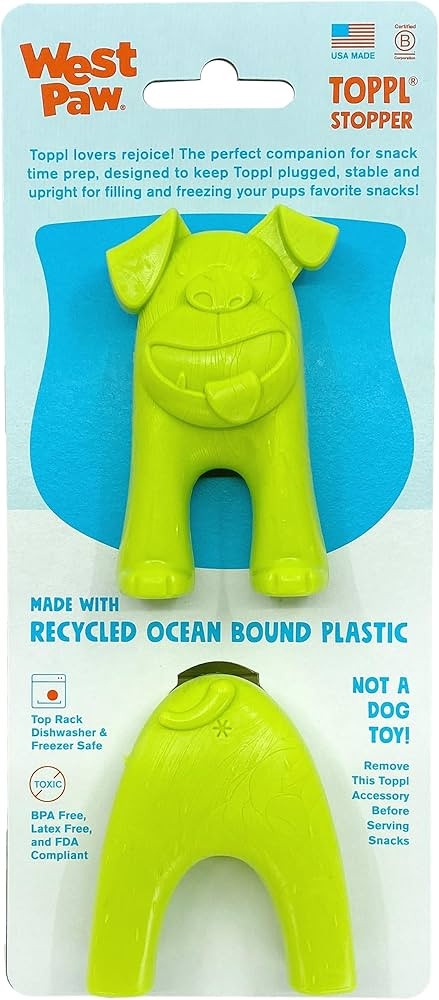 WEST PAW Toppl Stopper 2-Pack in Granny Smith - Designed for Dog Enrichment, Accessory That Fits ... | Amazon (US)