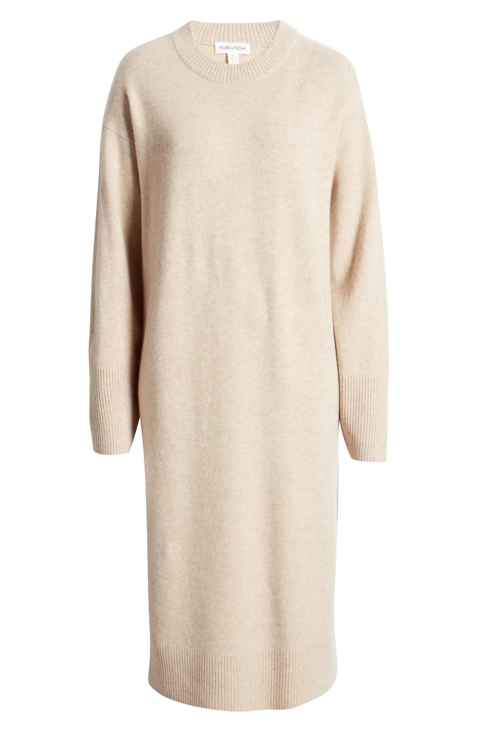 Long Sleeve Wool & Cashmere Sweater Dress | Nordstrom