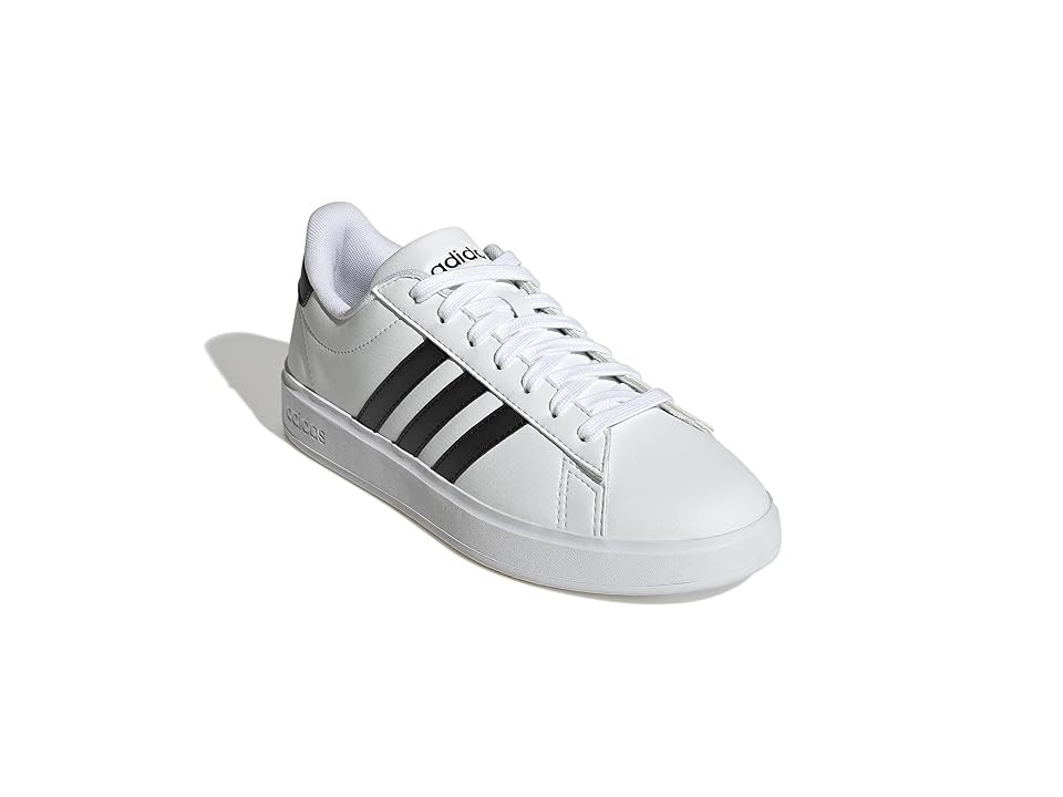 adidas Grand Court 2.0 (White/Black/Black) Women's Shoes | Zappos