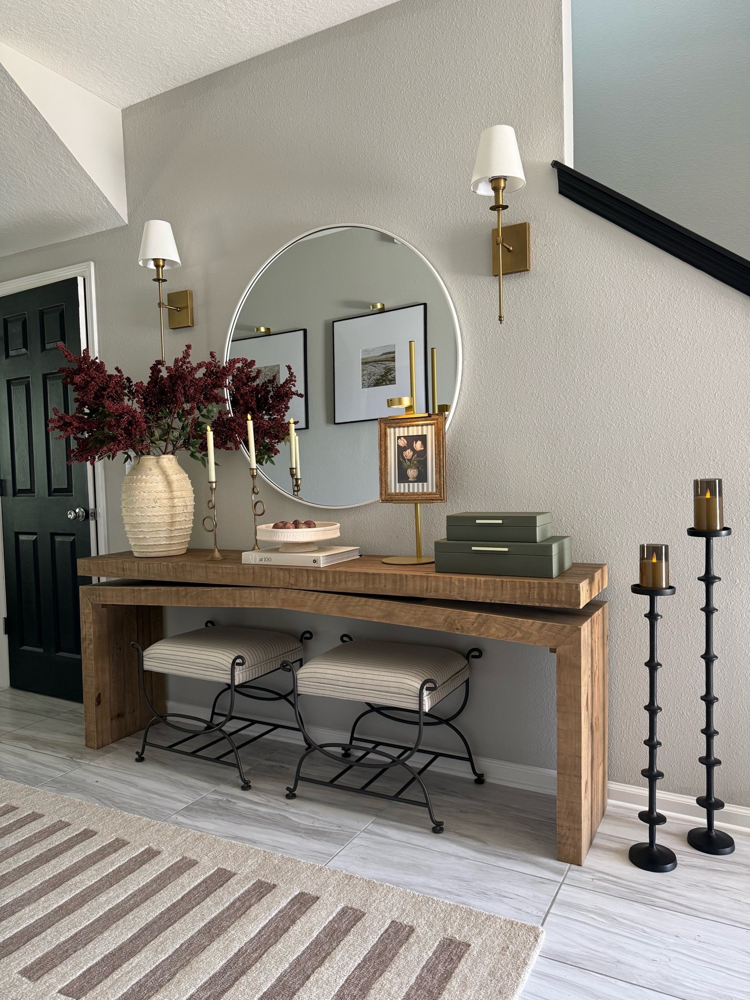 My console table is currently on sale ❤️ truly a timeless piece. This is sierra rustic natural in 78”

Console table, console table styling

#LTKHome #LTKSaleAlert