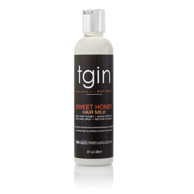 Thank God It's Natural (tgin) Sweet Honey Hair Milk with Honey and Agave Nectar, 8 oz, Moisturizi... | Walmart (US)