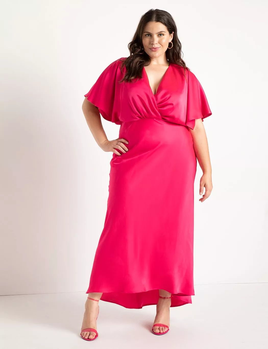 Kimono Sleeve Maxi Dress | Women's Plus Size Dresses | ELOQUII | Eloquii
