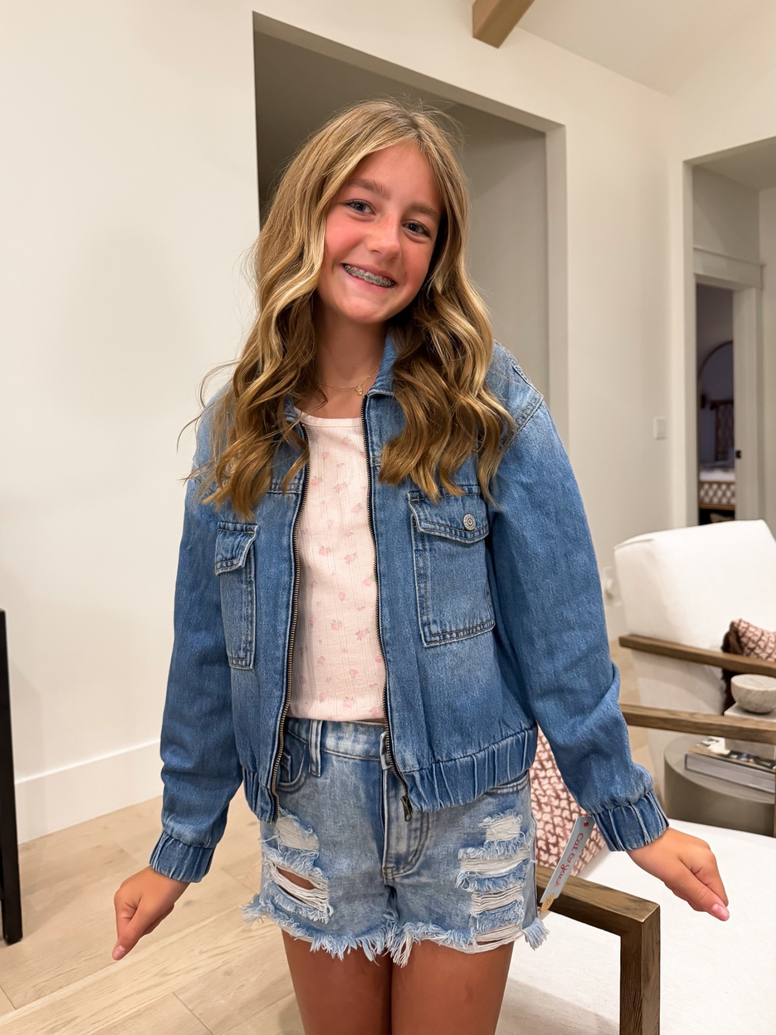 Target kids denim jacket (she’s in a large)

#LTKootd #LTKKids