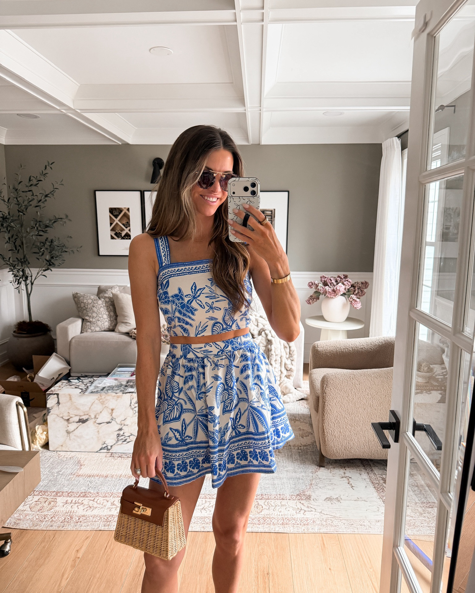 Loving this adorable tropical outfit and these summery sandals. Perfect for a day at the beach or a walk through the resort. You can't go wrong with a matching set on spring break or a warm getaway!

#LTKgrwm #LTKSpringSale