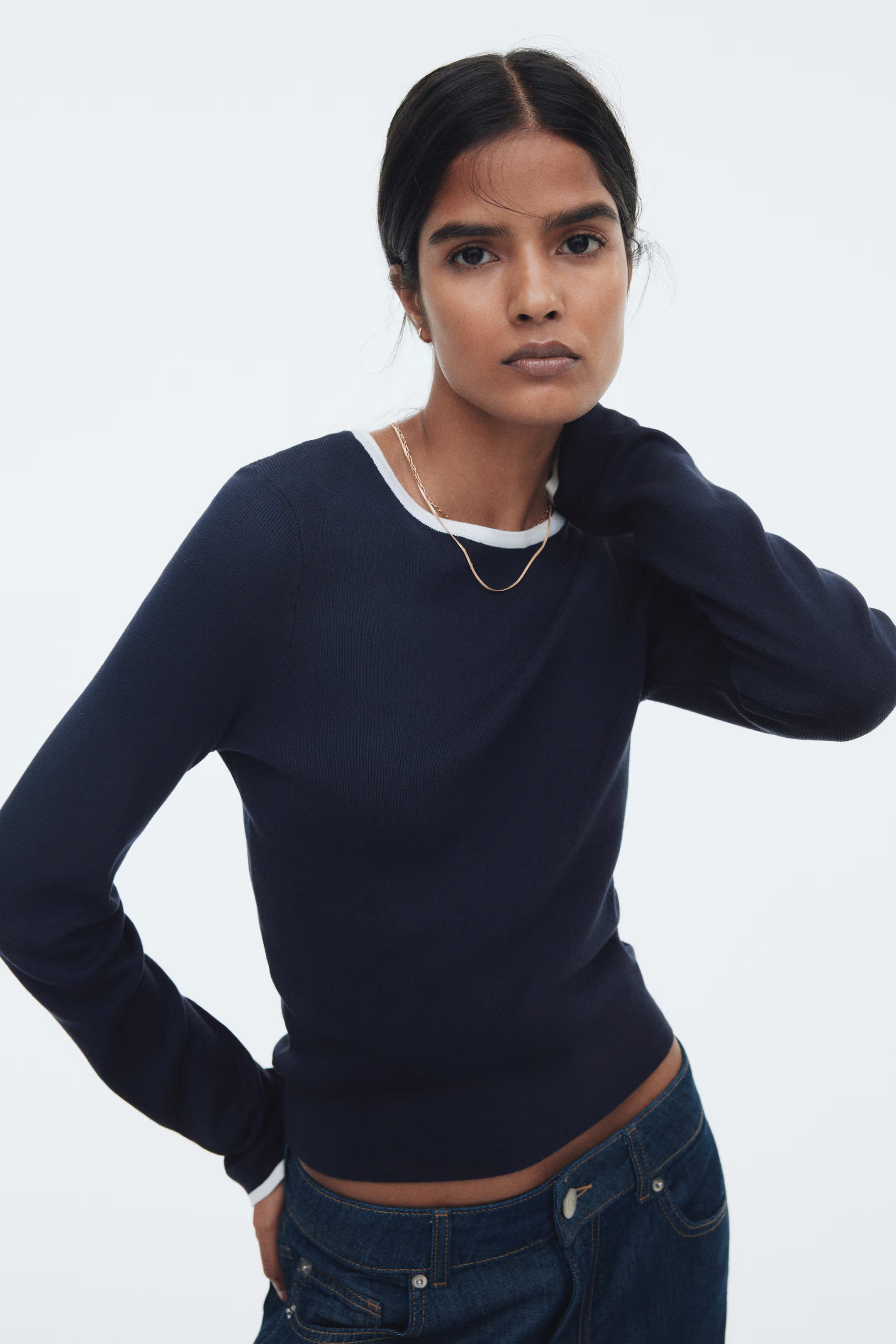 Long-Sleeved Sweater | H&M (US + CA)