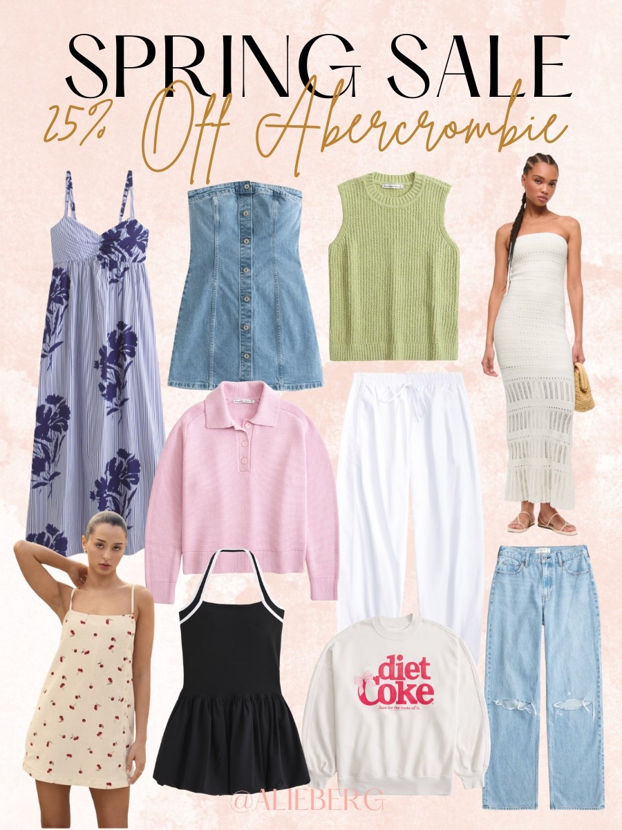 Abercrombie New Arrivals✨
Everything site wide is 25% off right now until March 18th! 



Abercrombie sale, spring outfits, summer outfits, midsize, petite, petite fashion, vacation outfits, resortwear, casual style, jeans, dresses, summer dress, vacation dress, Diet Coke sweatshirt 

#LTKPetite #LTKMidsize #LTKSpringSale