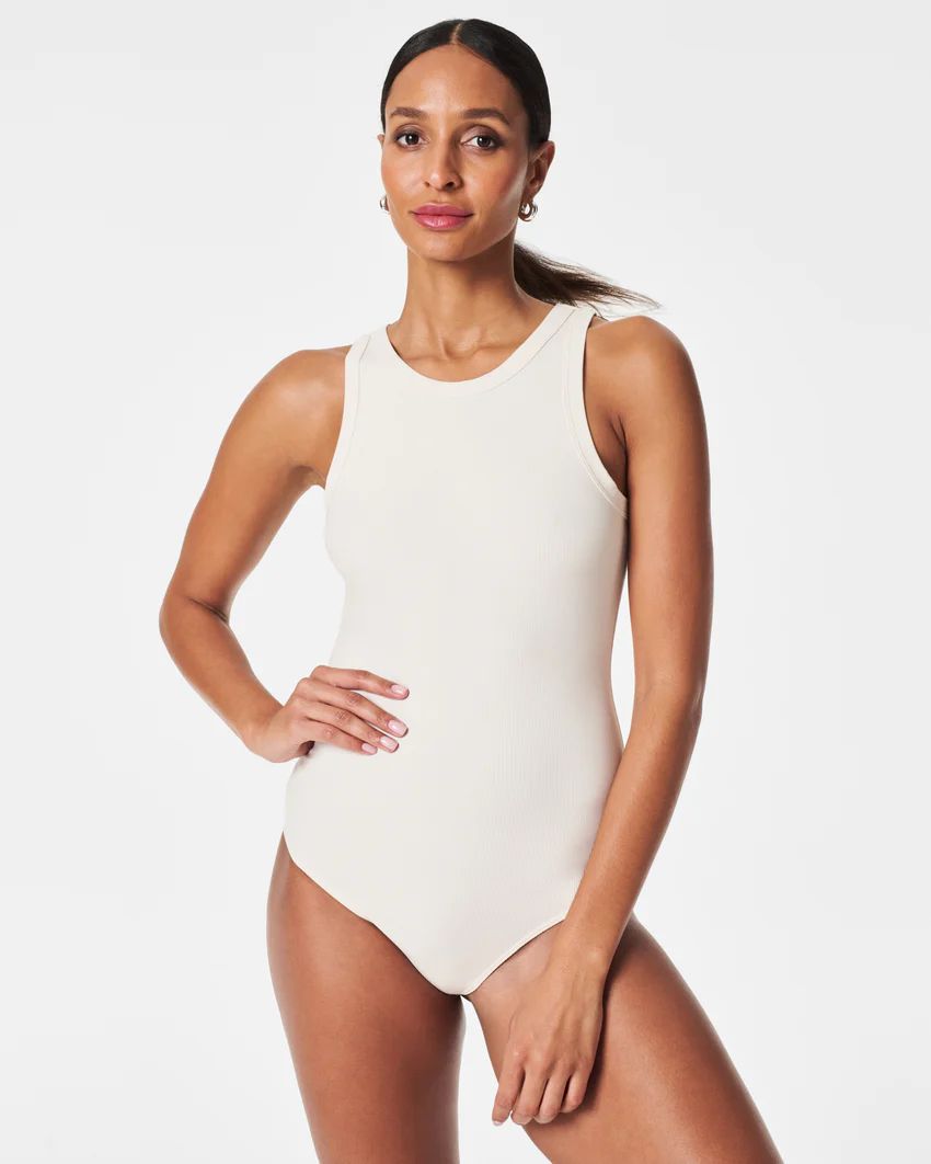 Suit Yourself Racer Ribbed Bodysuit | Spanx