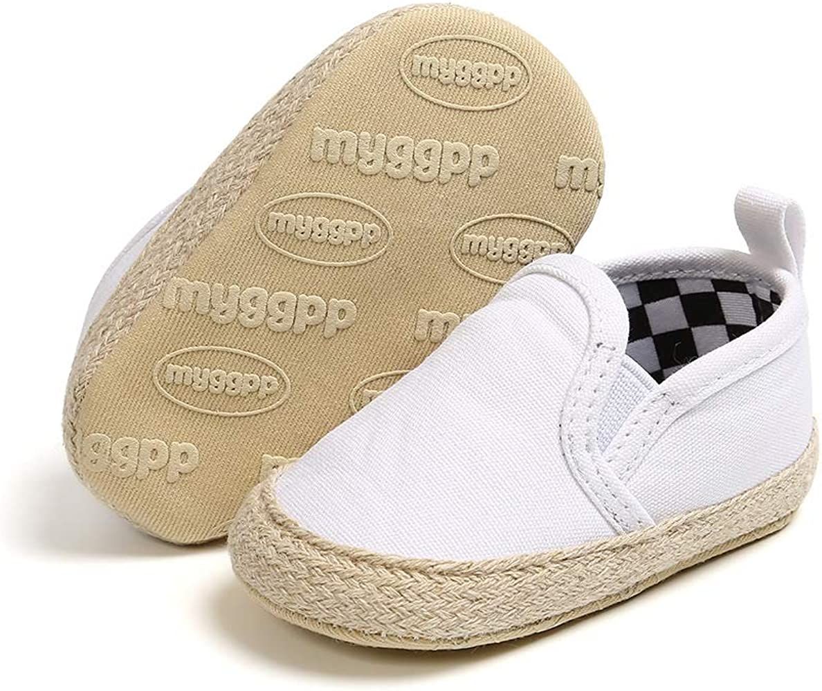 JOINFREE Infant Baby Girl Boy Canvas Shoes Soft Sole Slippers Ankle Sneaker Toddler Grib Shoes First | Amazon (US)