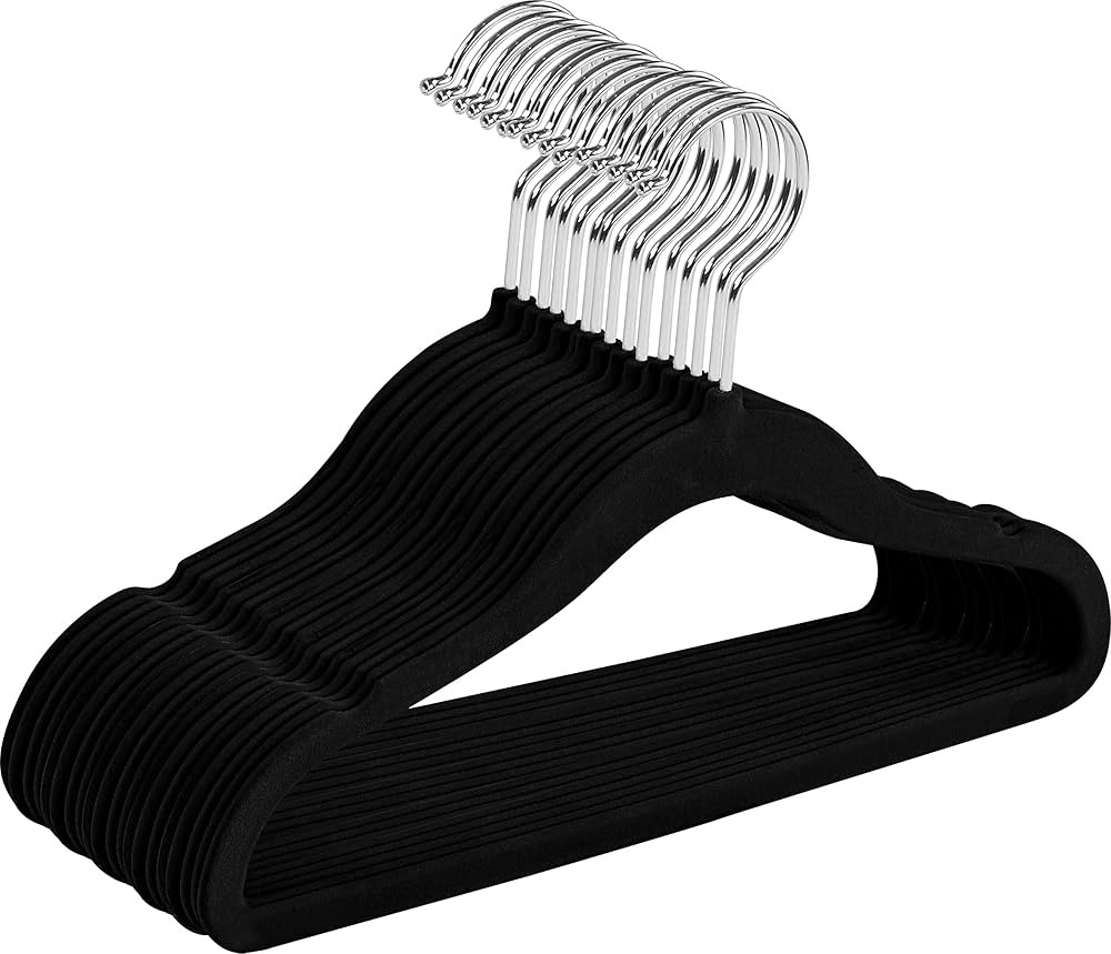 Utopia Home Kids Hangers Velvet (11.6 Inch - 50 Pack) - Durable Baby Hangers for Closet - Perfect... | Amazon (US)