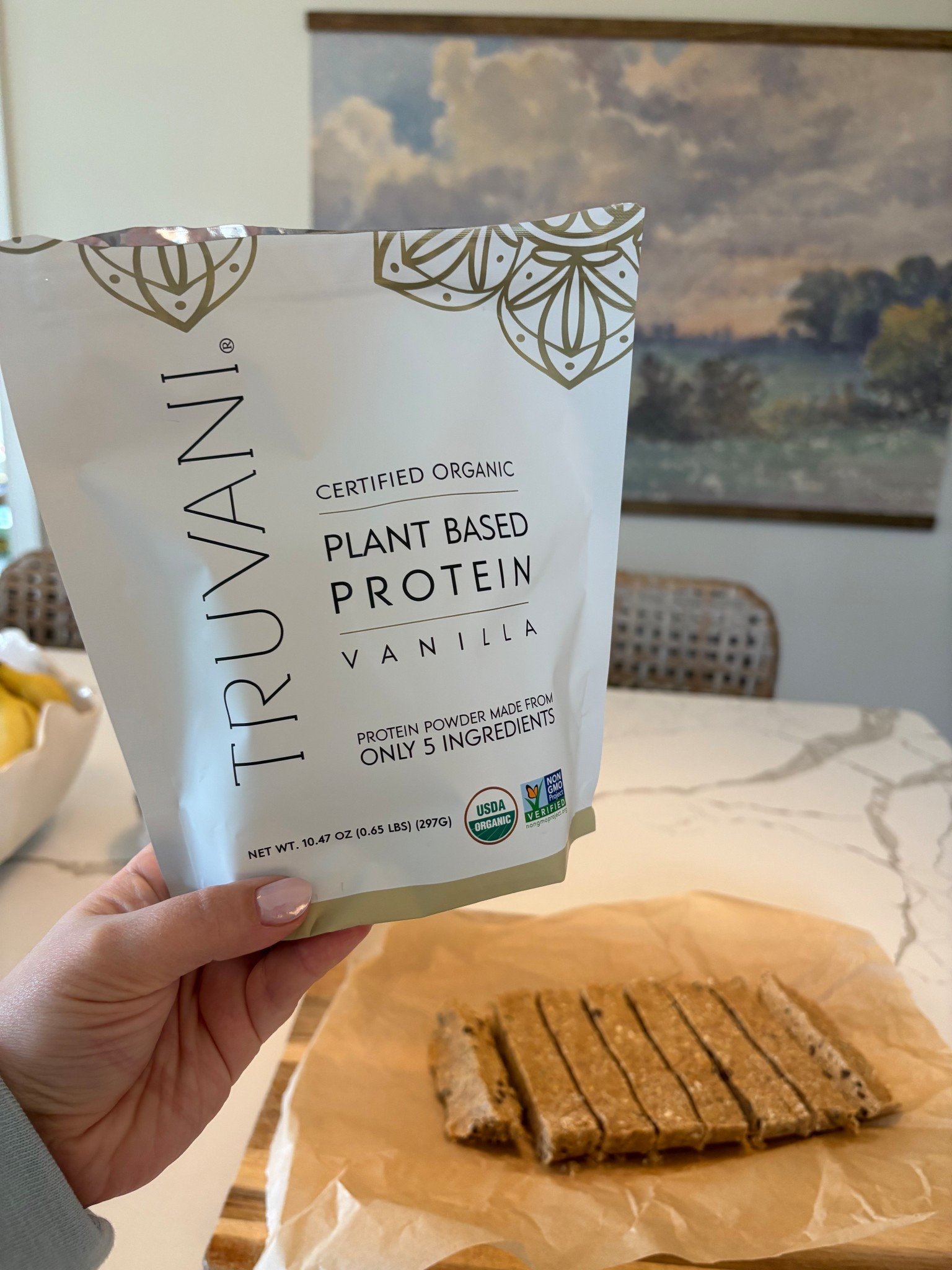 Trying out a new protein powder, only 5 ingredients 🤍 

#LTKmomlife #LTKfitnessgoals #LTKselfcare