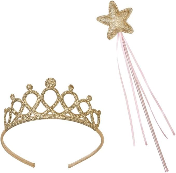 Talking Tables Pink Tiara Wand Set Perfect for Girls Birthday, Baby, Bridal Shower, Pretty Prince... | Amazon (US)