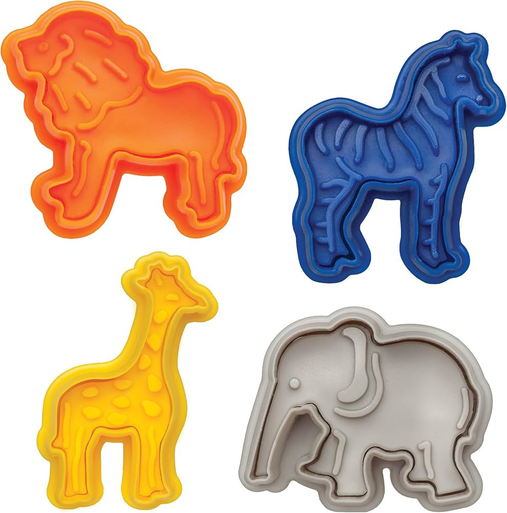 Mrs. Anderson’s Baking Animal Cracker Cookie Cutters, BPA Free, Set of 4 | Amazon (US)