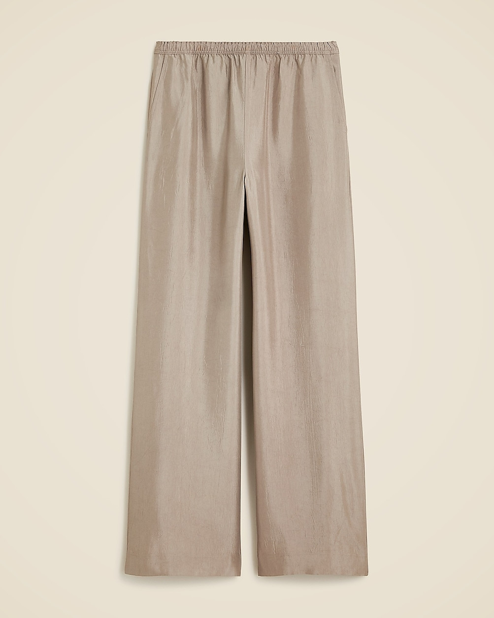 Petite Stratus pant in textured satin | J. Crew US