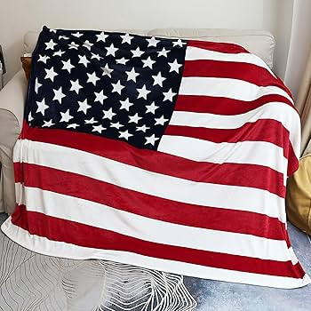 Sviuse American Flag Blanket, Twin Size USA Throw Blanket 60x80 Inches, Gifts Blanket for Bed Cou... | Amazon (US)