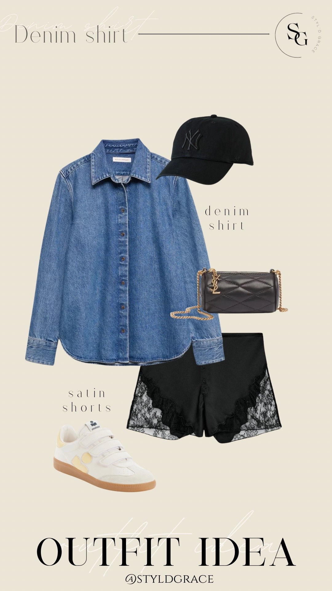 Denim shirt outfit idea 🤎

#LTKootd