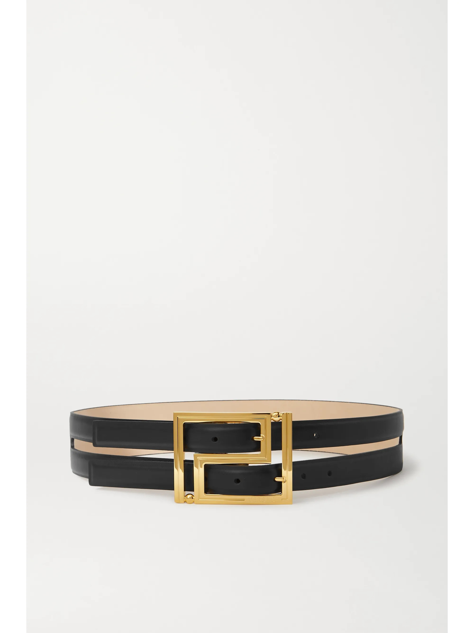 Layered leather waist belt | NET-A-PORTER (US)