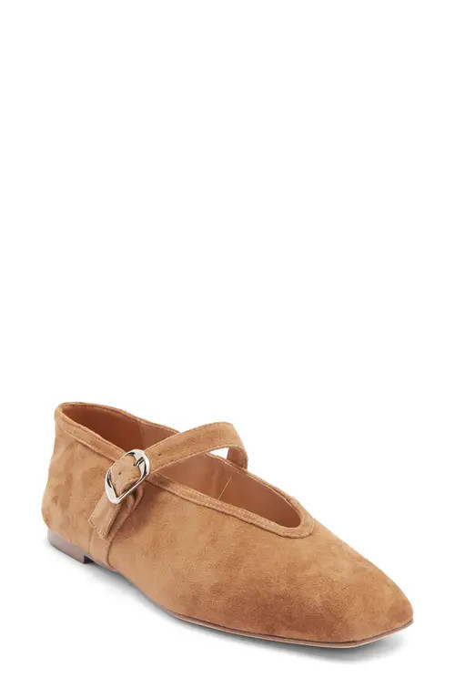 Tony Bianco Bobbi Mary Jane Flat in Taupe Suede at Nordstrom, Size 9.5 | Nordstrom