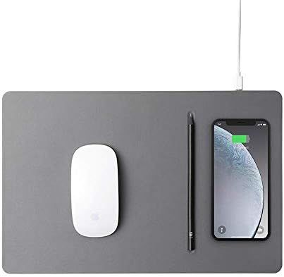 POUT HANDS3 PRO Large Qi Wireless Charging Mouse Pad Mat for iPhone, Airpod, Samsung Galaxy (Dust... | Amazon (US)