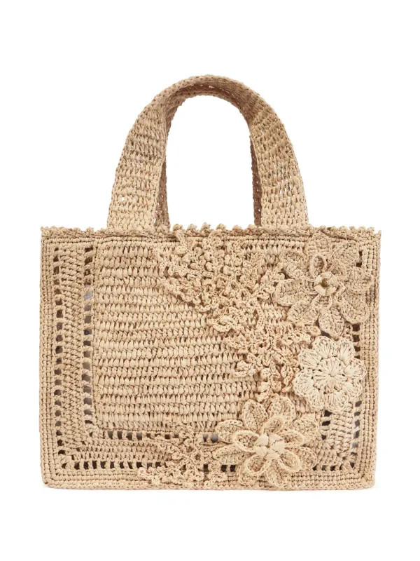 ZIMMERMANN Kids floral-embroidery Beach Bag - Farfetch | Farfetch Global
