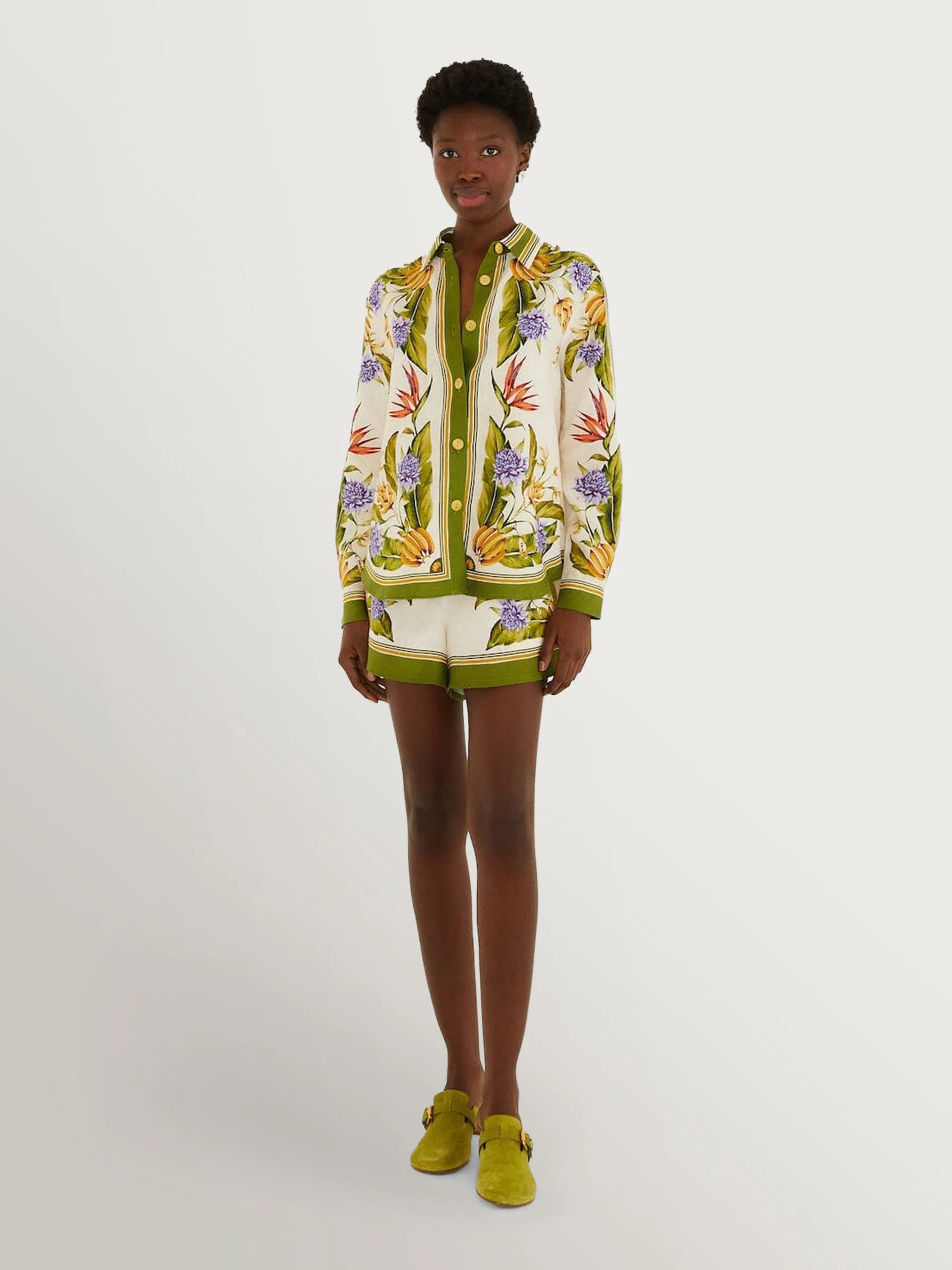 Farm Rio Farm Rio Tropical Scarf Sand Shirt | Next US
