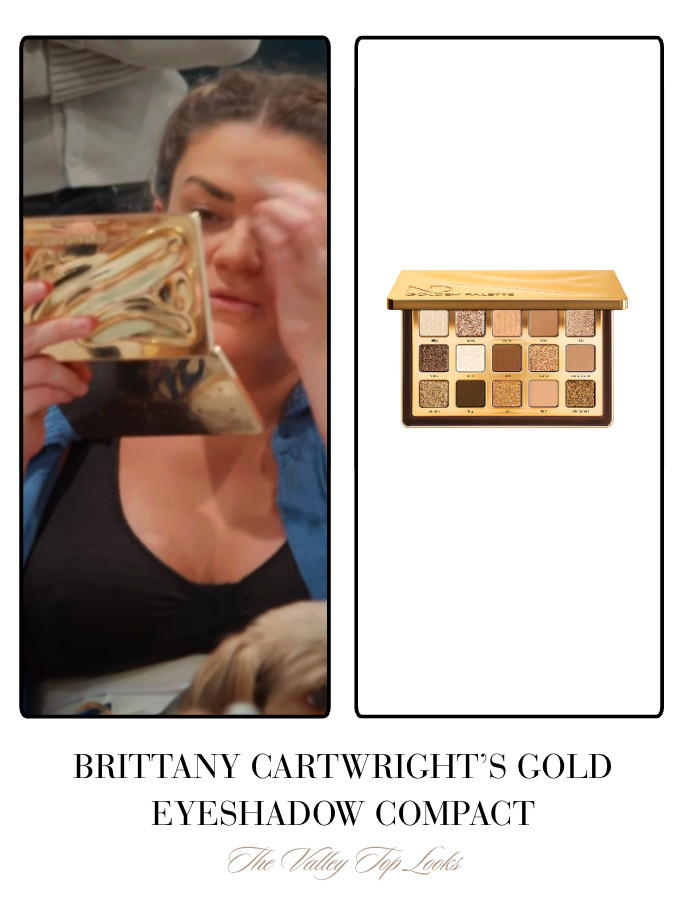 Brittany Cartwright's Gold Eyeshadow Palette 

 