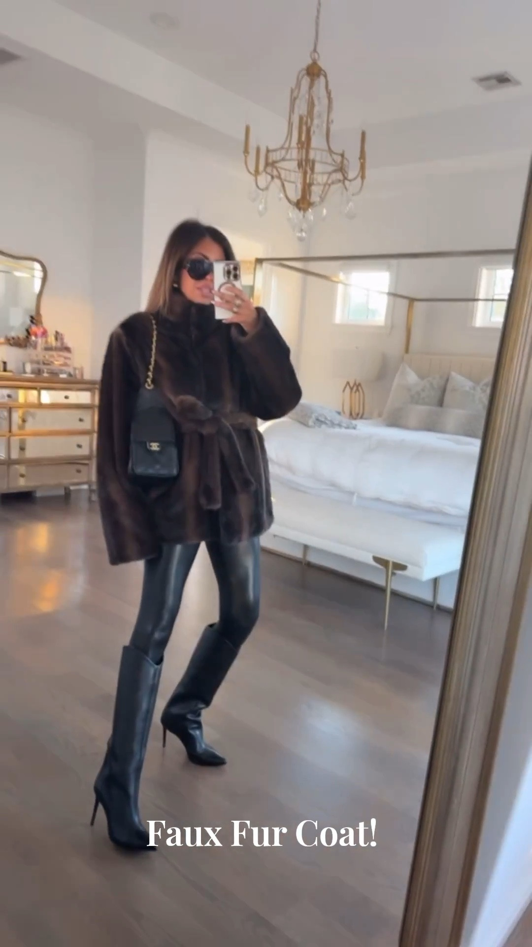 This outfit was so loved this week! Had to share again. I’m wearing a size small in this faux fur coat! 🤎

Statement coats, Revolve, Holiday Outfit, Winter fashion, Winter coats, Boots, Sweater, Faux Fur Coat, Emily Ann Gemma #LTKootd

#LTKHoliday #LTKFindsUnder100 #LTKootd