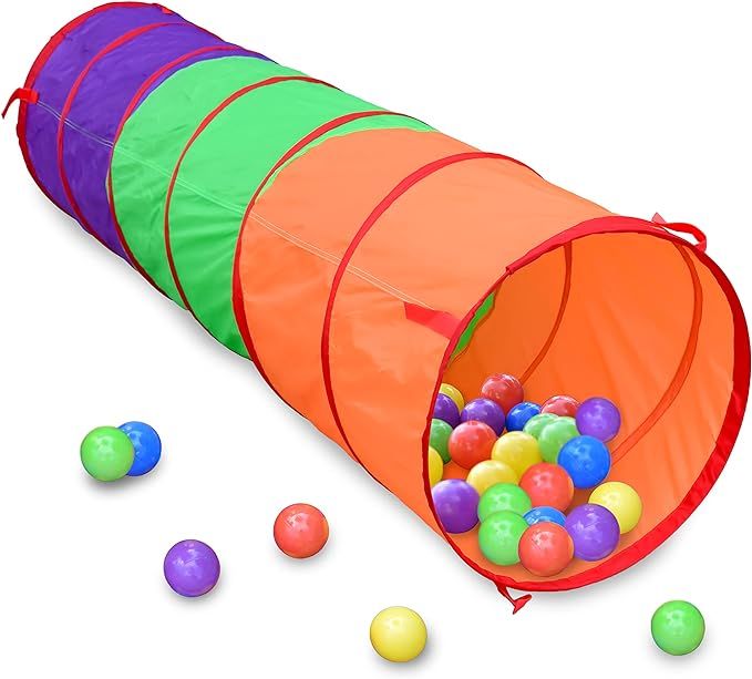 6 Foot Play Tunnel – Indoor Crawl Tube for Kids | Adventure Pop Up Toy Tent – Sunny Days Ente... | Amazon (US)