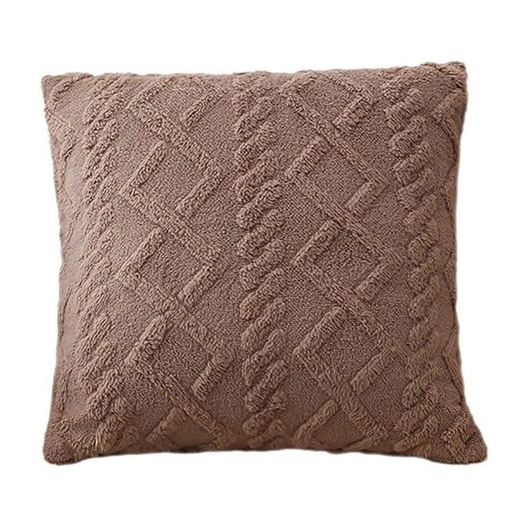 Ovzne 15.74X15.74In (40X40Cm) Summer Throw Pillow – Brown Polyester Decorative Cushion, Include... | Walmart (US)