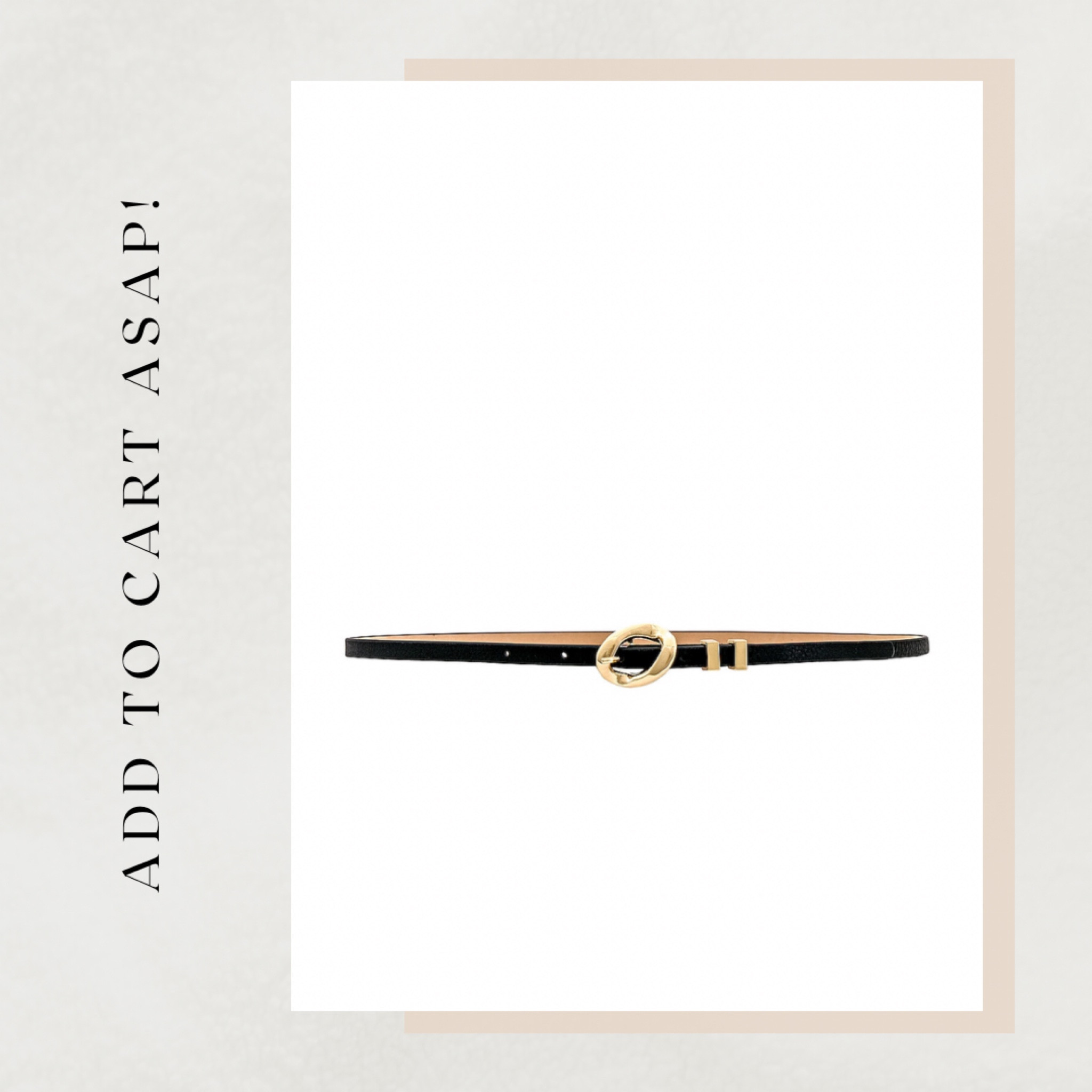 Obsessed with this gorgeous skinny belt! Add to cart ASAP at the link in my bio! 🔗