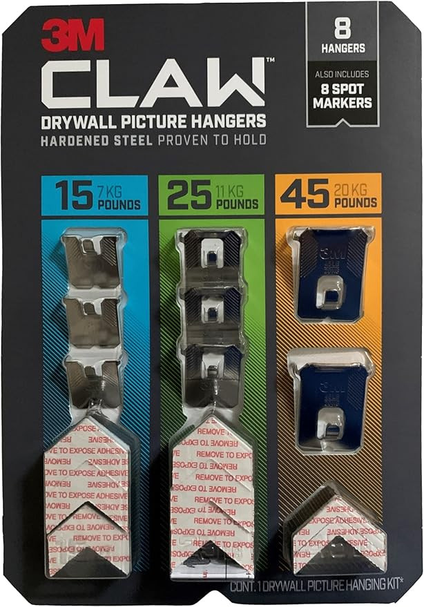 3M Claw Drywall Picture Hangers, 8 Hangers | Amazon (CA)