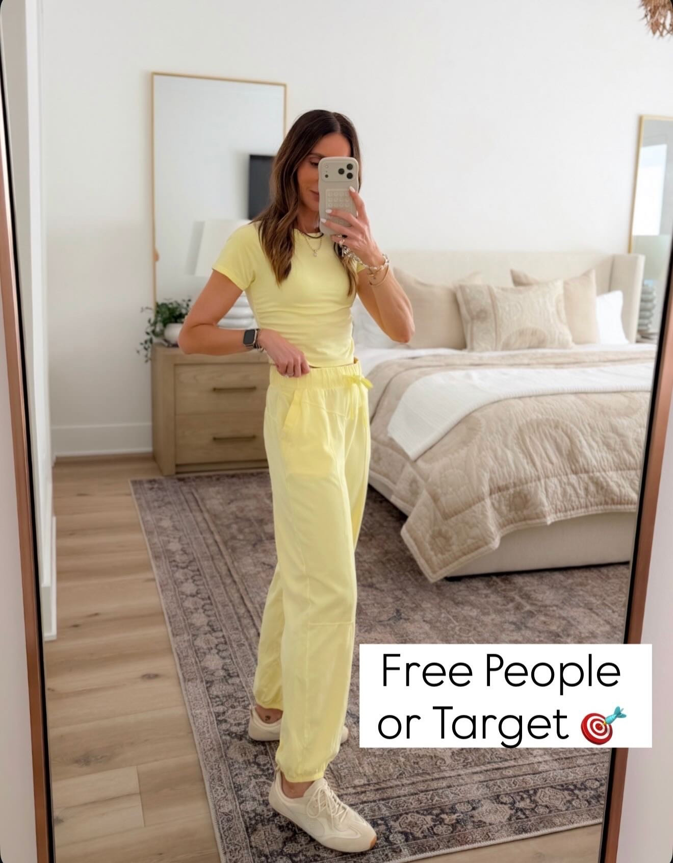 Bright and playful, this yellow matching set is perfect for casual days, weekend errands, or easy summer style. The soft tee and drawstring pants pair effortlessly with sneakers for a comfortable yet chic look that feels light and fun. Ideal for casual summer outfits, loungewear, and effortless everyday style.

yellow matching set, casual summer outfit, soft tee and pants, drawstring pants, weekend outfit ideas, comfortable summer style, chic loungewear, effortless outfit, annabrstyle

#LTKootd #LTKActive #LTKSeasonal