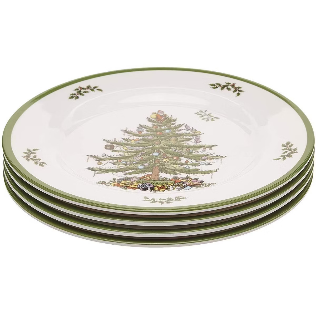 Spode Christmas Tree Melamine Salad Plates, Set of 4 | Target