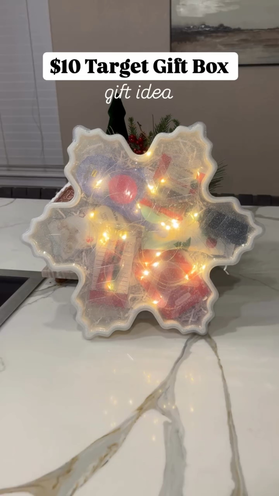 These $10 Holiday gift boxes at Target have been selling so fast! They are perfect for burr “basket” boxes, gift boxes or snack boxes! Follow + comment “GIFT” for a link! ✨MUST BE FOLLOWING FOR THE LINK TO COME THROUGH✨