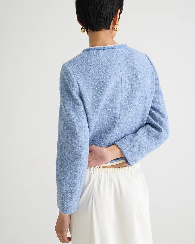 Frances lady jacket in maritime tweed | J. Crew US
