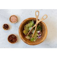 Handmade Wooden Salad ""Scissors' Server Set Made Of Olive Wood | Etsy (US)