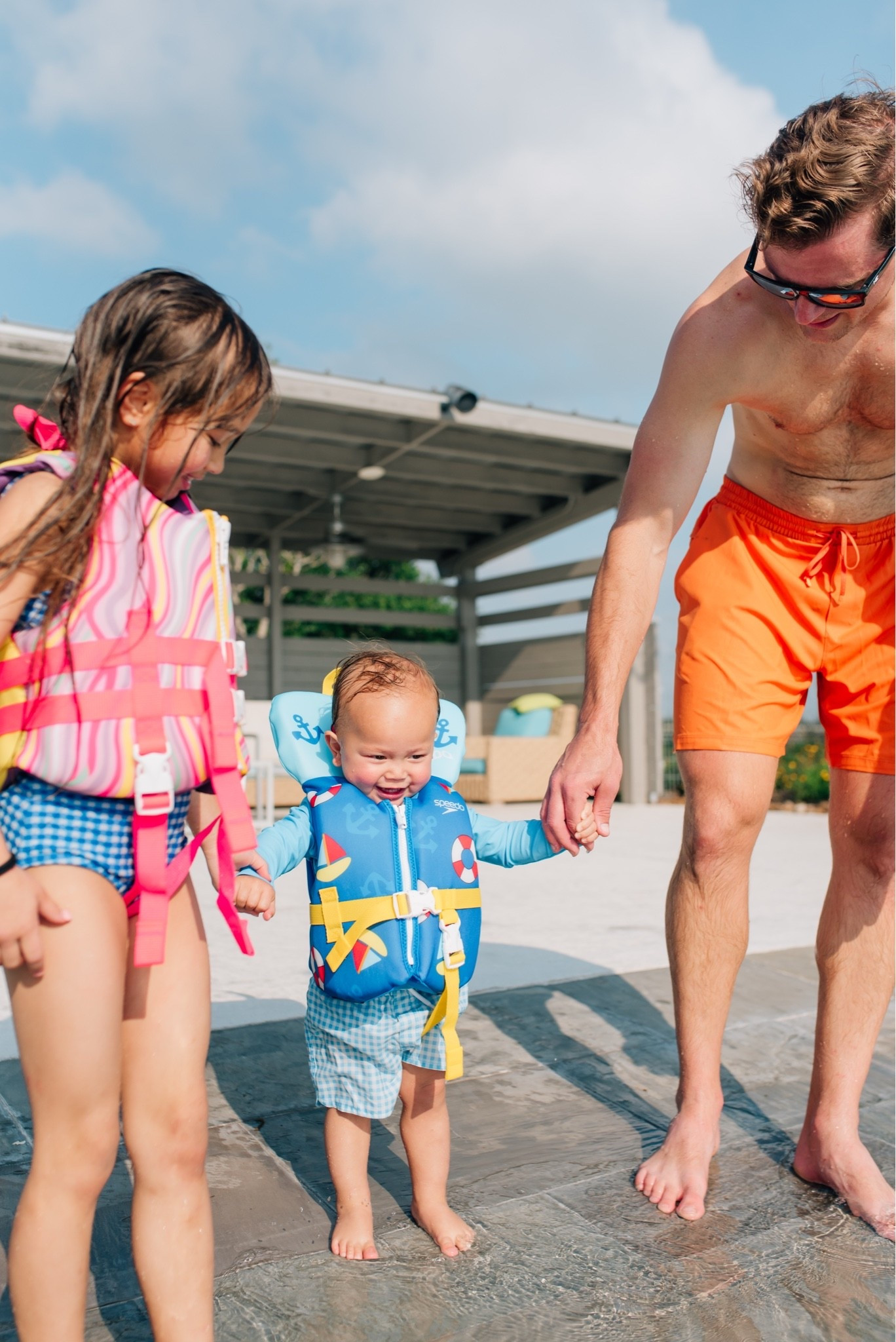 #ad Our pool day must haves for our children and toddler. We have our @speedousa life jacket vests for extra peace of mind, water shoes for all the running and splashing, and goggles for exploring under water! Shop Speedo at @target #gofullspeedo #summerofspeedo #TargetPartner #liketkit @shop.ltk
