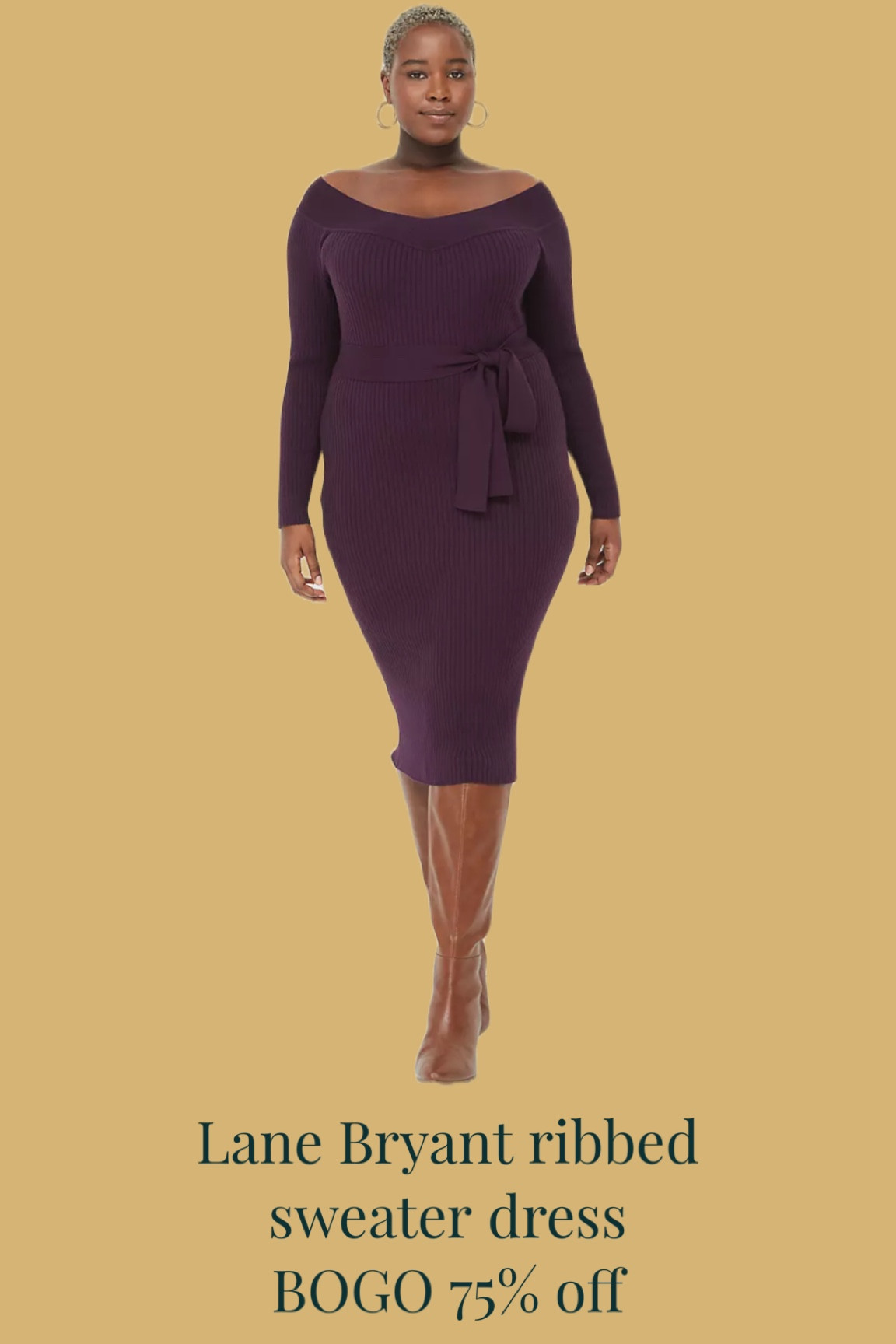 I absolutely love the color and fit of this sweater dress. I wear the 22/24 and it runs TTS! 

#LTKSeasonal #LTKfindsunder100 #LTKplussize