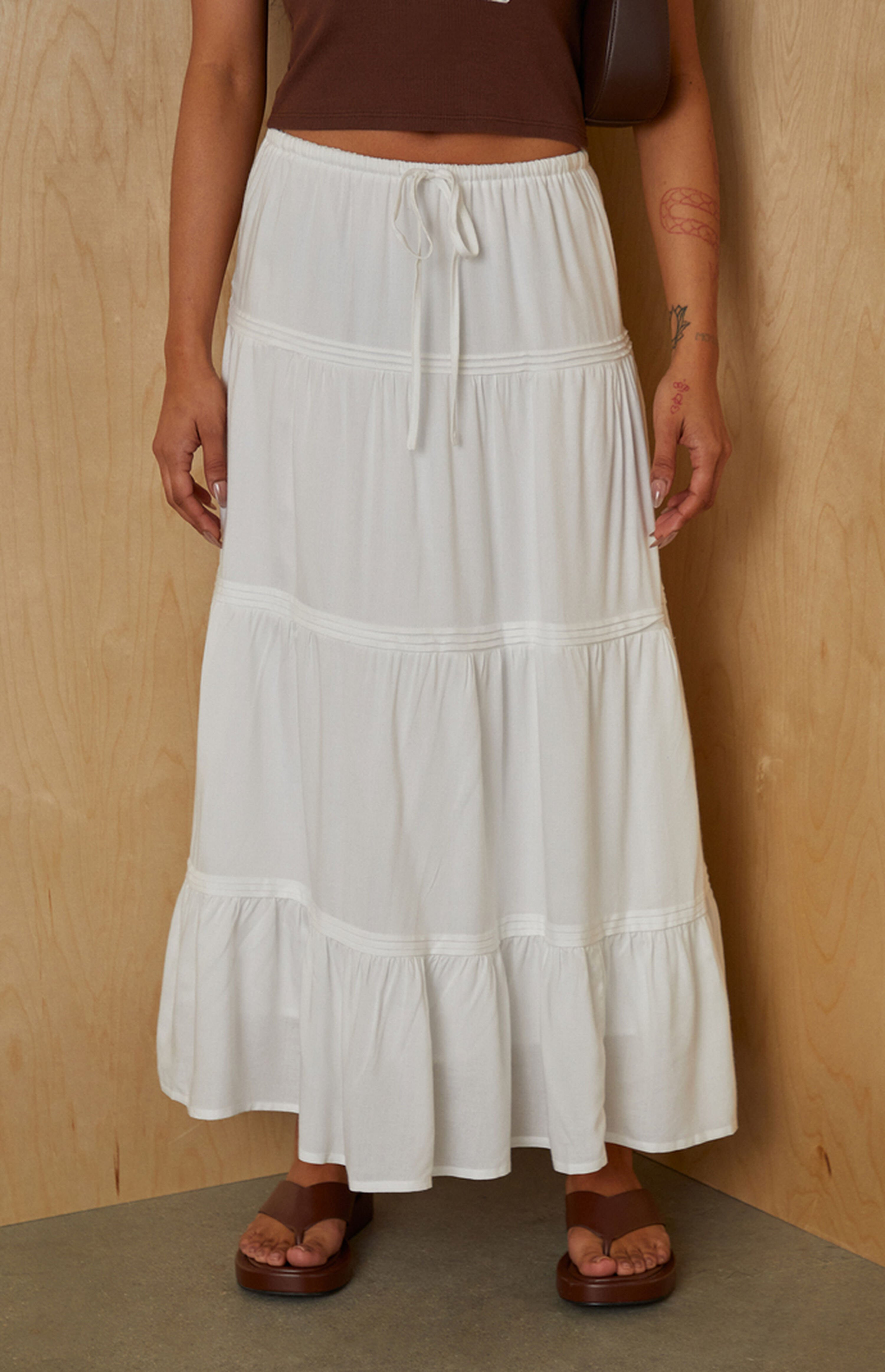 Your Favorite Tiered Maxi Skirt | PacSun
