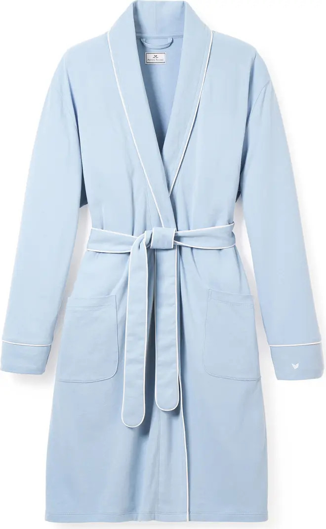 Petite Plume Luxe Pima Cotton Maternity Robe | Nordstrom | Nordstrom