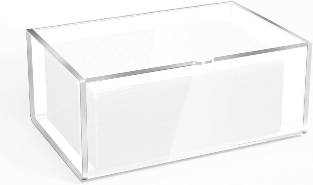 nextradero Dryer Sheet Container with Lid,Clear Dryer Sheet Holder for Laundry Room Organization,... | Amazon (US)