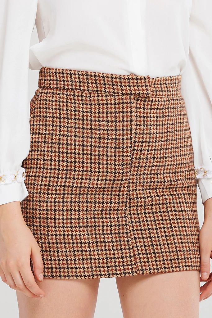 Myrtle Check Mini Skirt | Storets (Global)