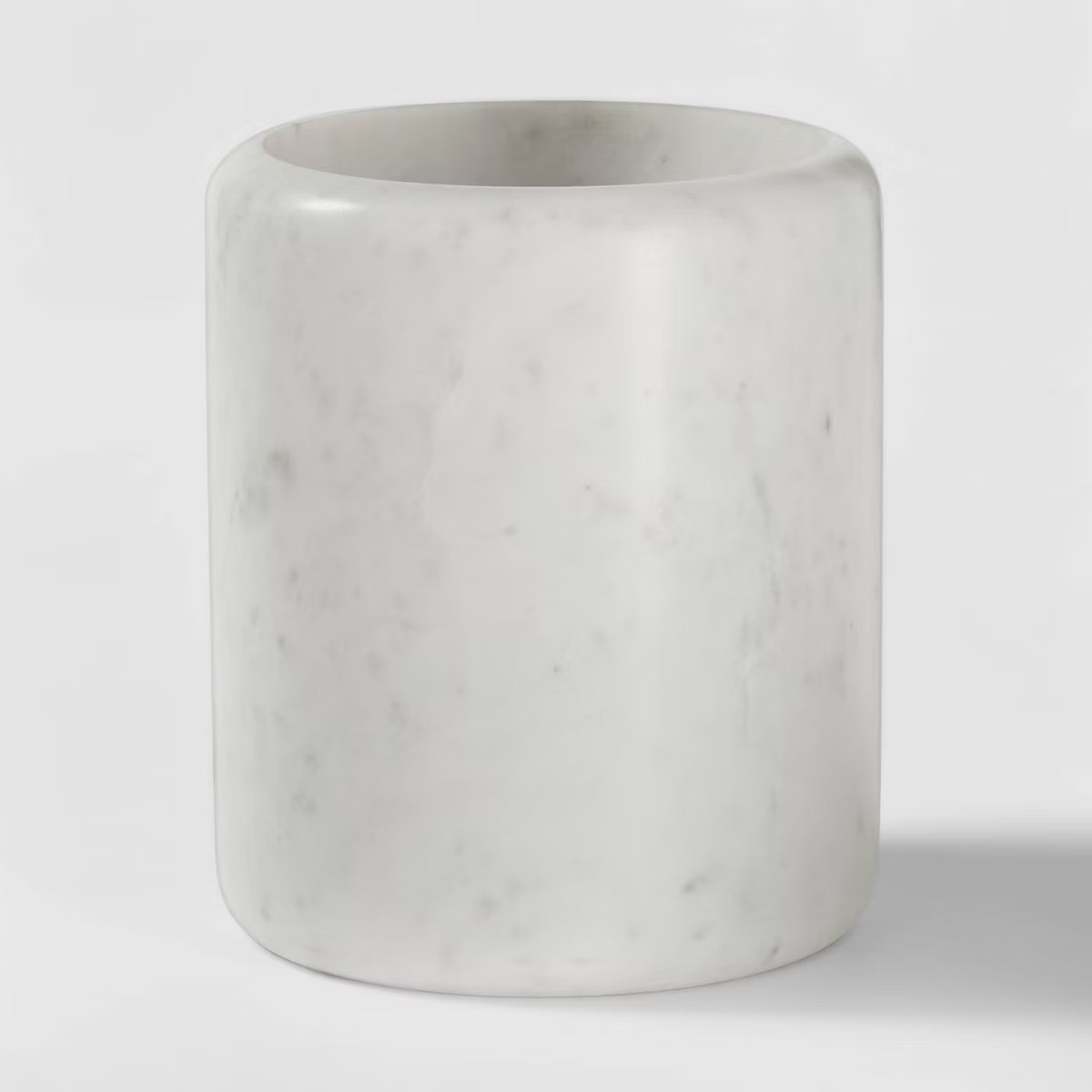 Marble Utensil Holder White - Threshold™: Off-White Kitchen Storage, Marble Kitchen Utensil Hol... | Target
