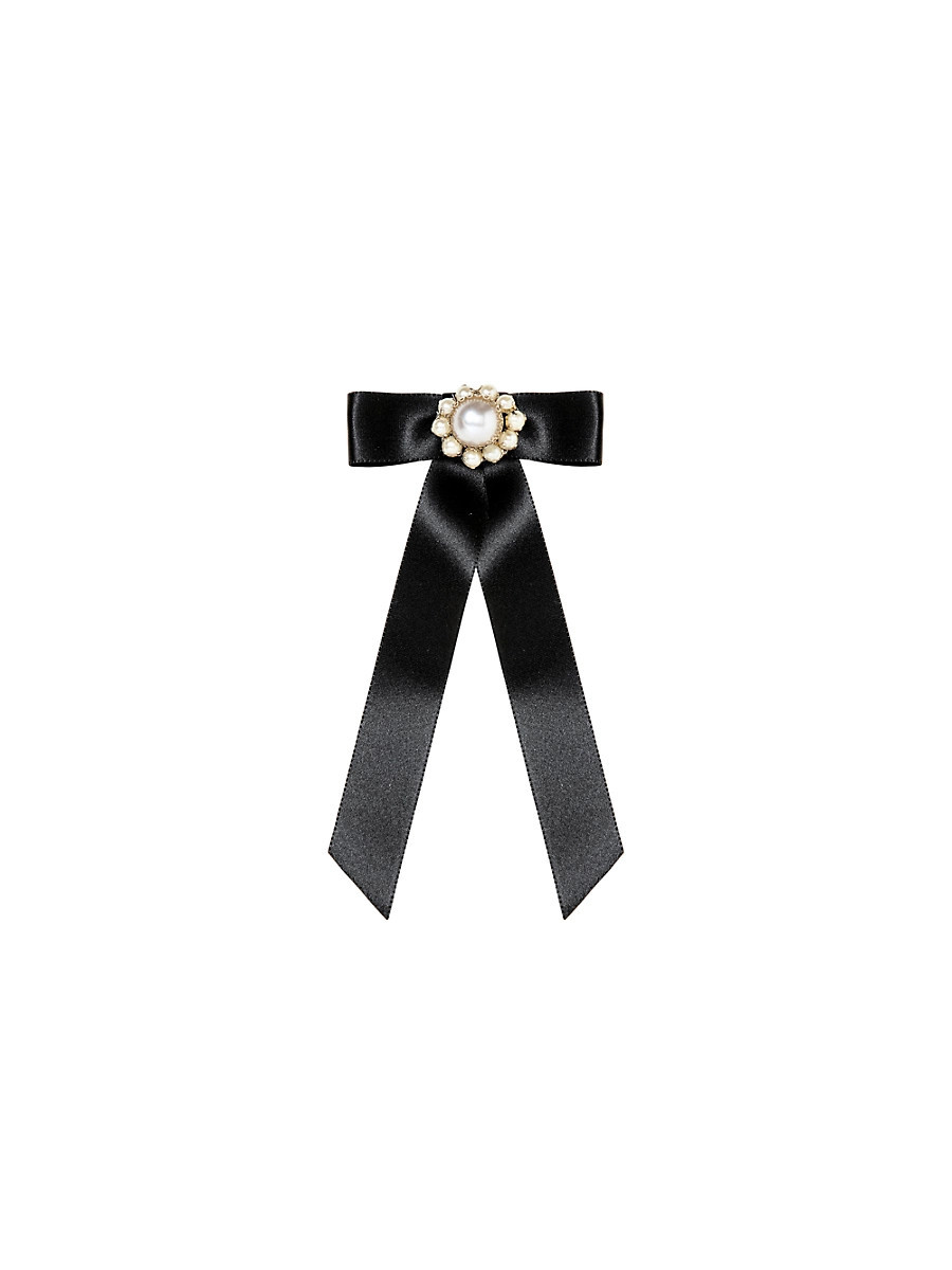 Women's Paityn Bow Barette - Black | Saks Fifth Avenue