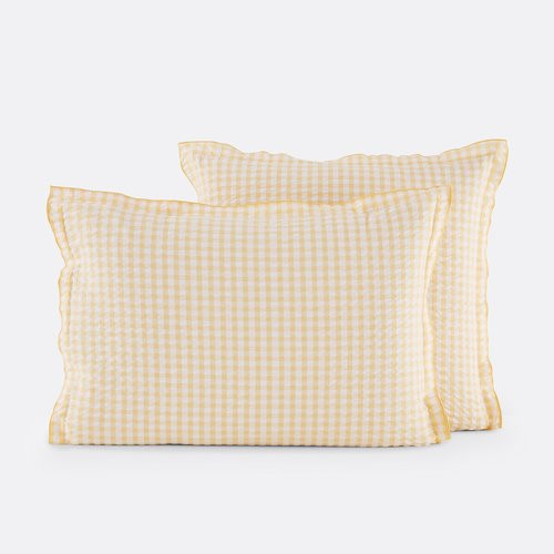 Cottage 100% Cotton Seersucker Pillowcase | La Redoute (UK)