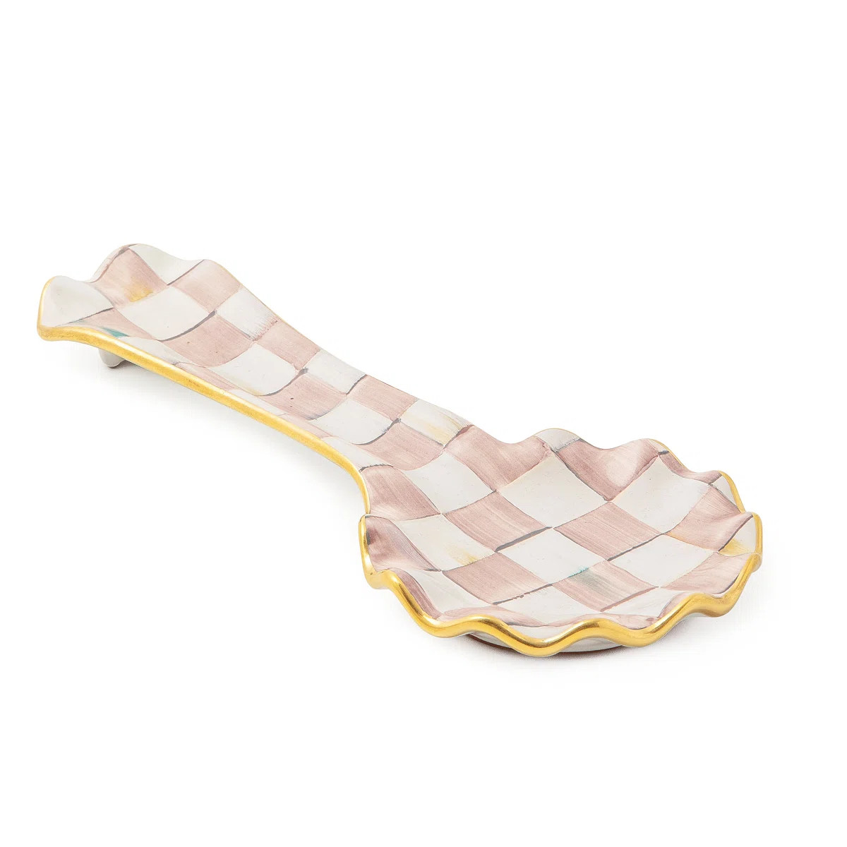 Rosy Check Ceramic Spoon Rest | Wayfair North America