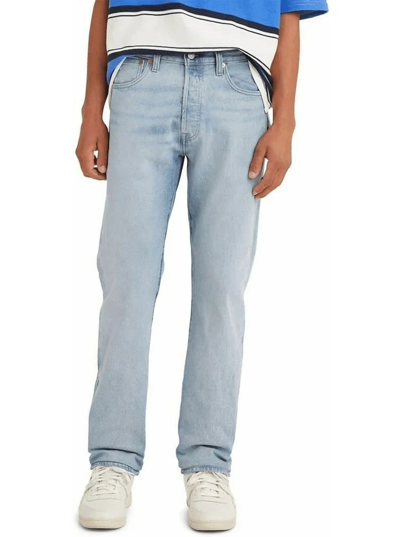 Levi's Men's 501 Light Wash Original Straight Jeans - 00501-3310 40W x 30L  US | Walmart (US)